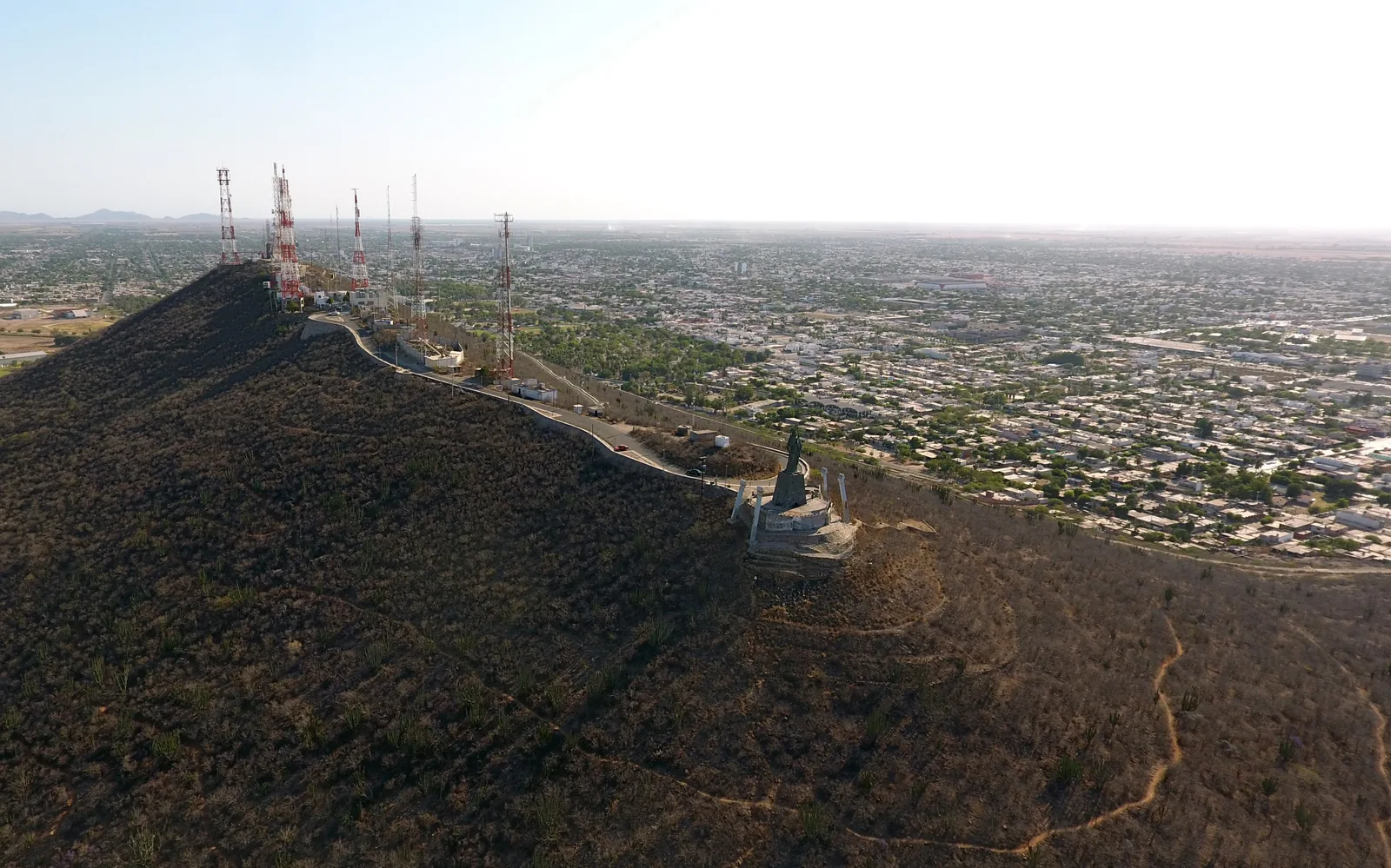 Vista aérea del Cerro de la Memoria